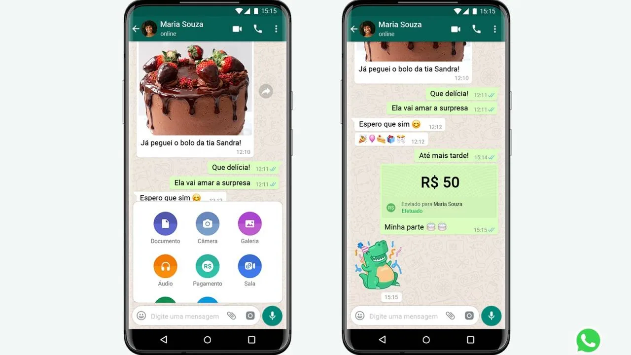 WhatsApp libera compras direto no app para pessoas físicas com cartões Visa e Mastercard