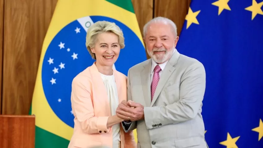 Lula liga para von der Leyen para agilizar acordo Mercosul-UE