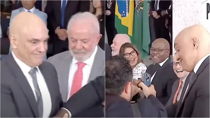 Assista ao vídeo de Moraes sendo aplaudido por apoiadores de Lula
