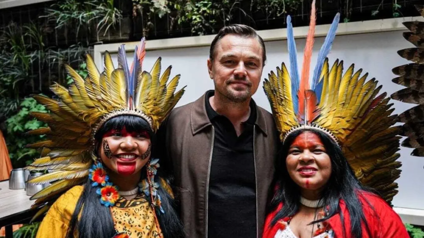 DiCaprio faz post citando samba do Salgueiro sobre yanomamis