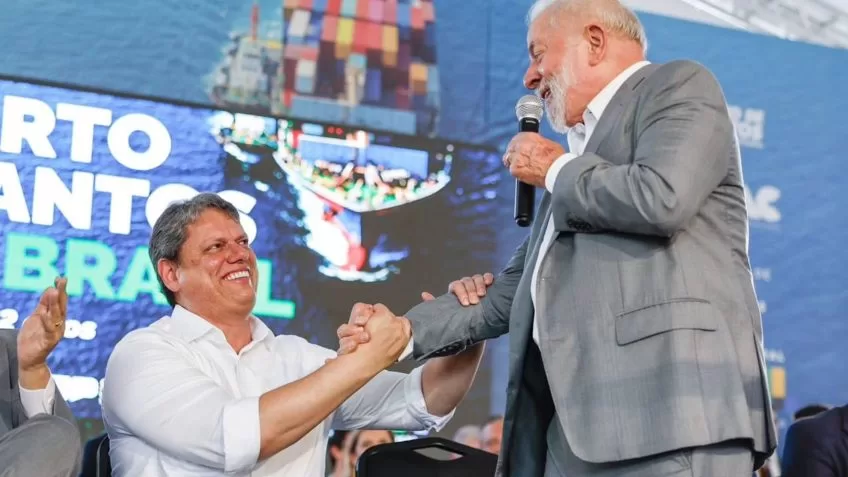 “Somos adversários, não inimigos”, diz Tarcísio sobre Lula