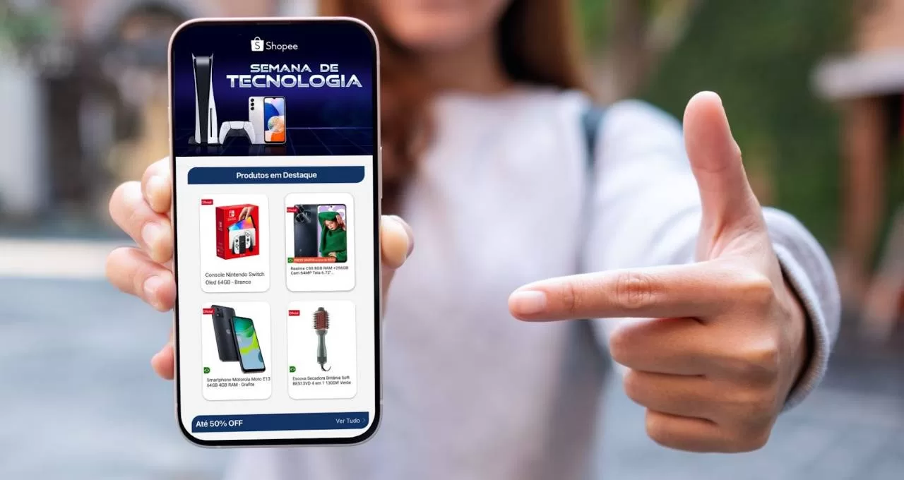 Shopee anuncia ‘Semana de Tecnologia’ com descontos de até 50%; veja ofertas
