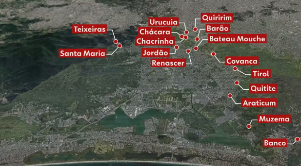 Guerra da milícia no Rio perto de fechar cinturão no Estado