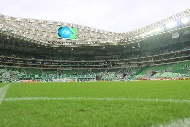 Palmeiras marca primeiro treino no Allianz Parque com novo gramado
