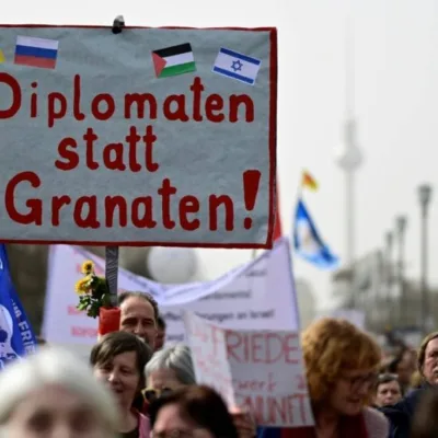 Alemanha: milhares de pessoas pedem paz na Ucrânia e em Gaza