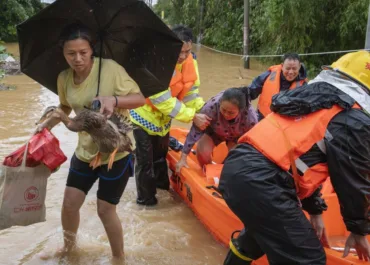 Enchentes ameaçam dezenas de milhões enquanto sul da China tem chuvas recordes