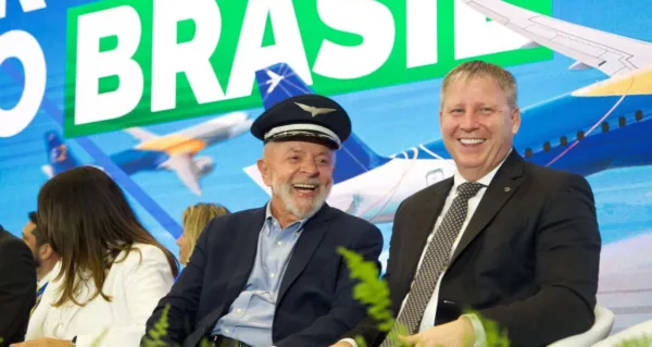 Embraer (EMBR3): Como Lula quer dar um ‘empurrãozinho’ nas vendas