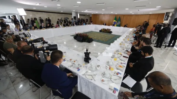 Café com Lula teve 52 jornalistas de diferentes veículos de mídia
