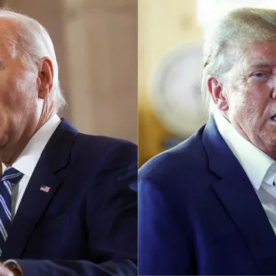 Pesquisa mostra empate entre Donald Trump e Joe Biden