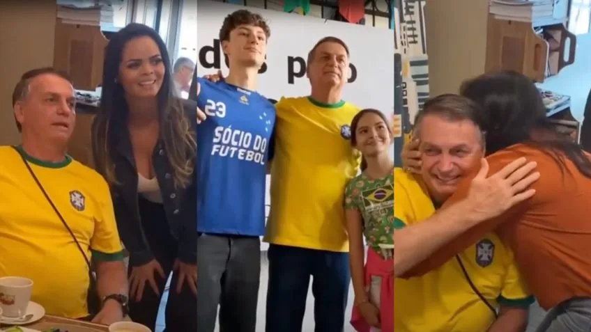 Bolsonaro recebe apoiadores em campanha pelo RS no interior paulista
