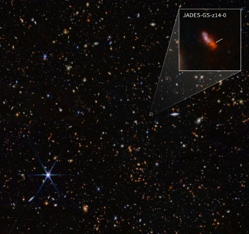 Telescópio James Webb bate próprio recorde ao encontrar galáxia mais distante conhecida