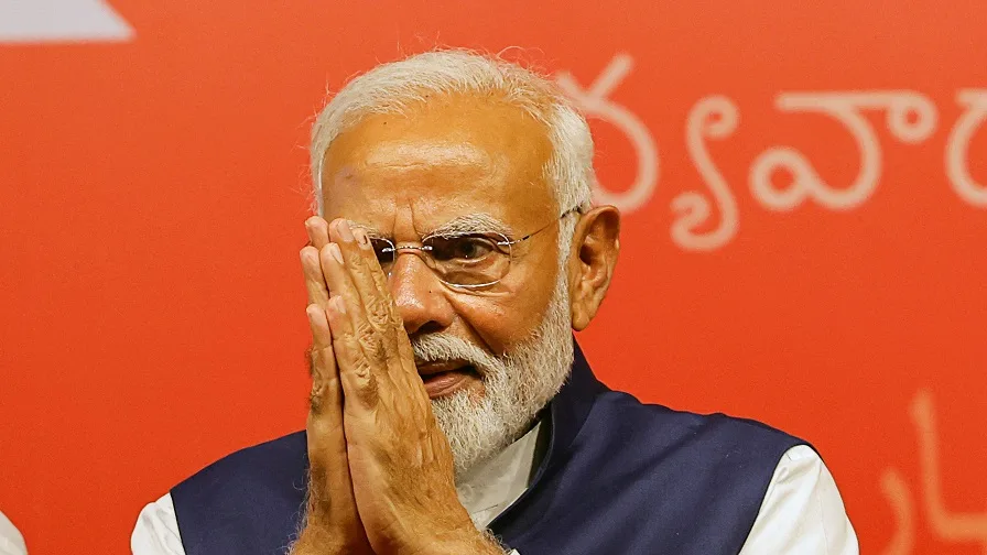 Modi promete manter o poder mesmo que o partido perca a maioria na Índia