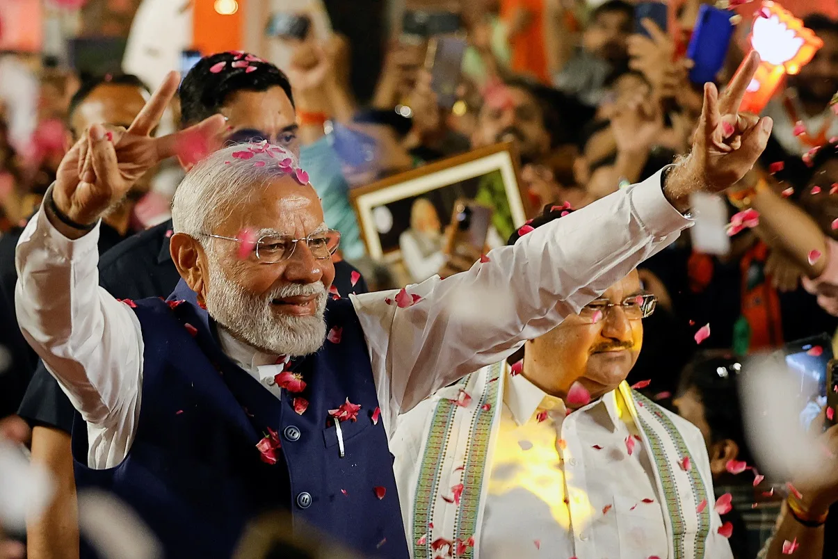 Narendra Modi tomará posse pela 3ª vez como premiê da Índia; aliados prometem apoio