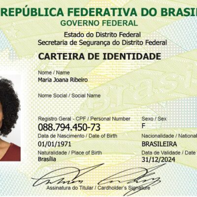 Estado de SP começa a emitir nova Carteira de Identidade Nacional a partir de 1º de julho