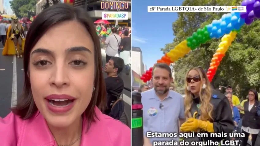 Pré-candidatos, Boulos e Tabata vão à Parada LGBT+ de SP, mas Nunes não