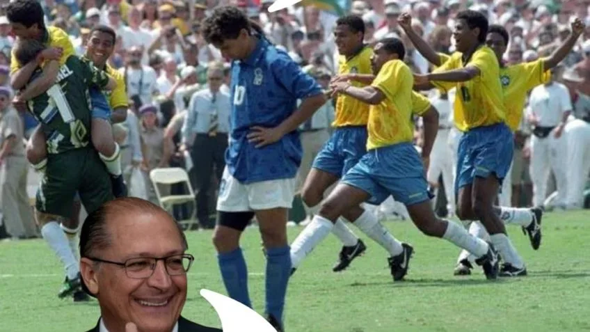 Alckmin lembra tetra sobre a Itália para comemorar PIB brasileiro