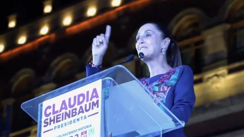 Janja e governistas comemoram vitória de Claudia Sheinbaum no México