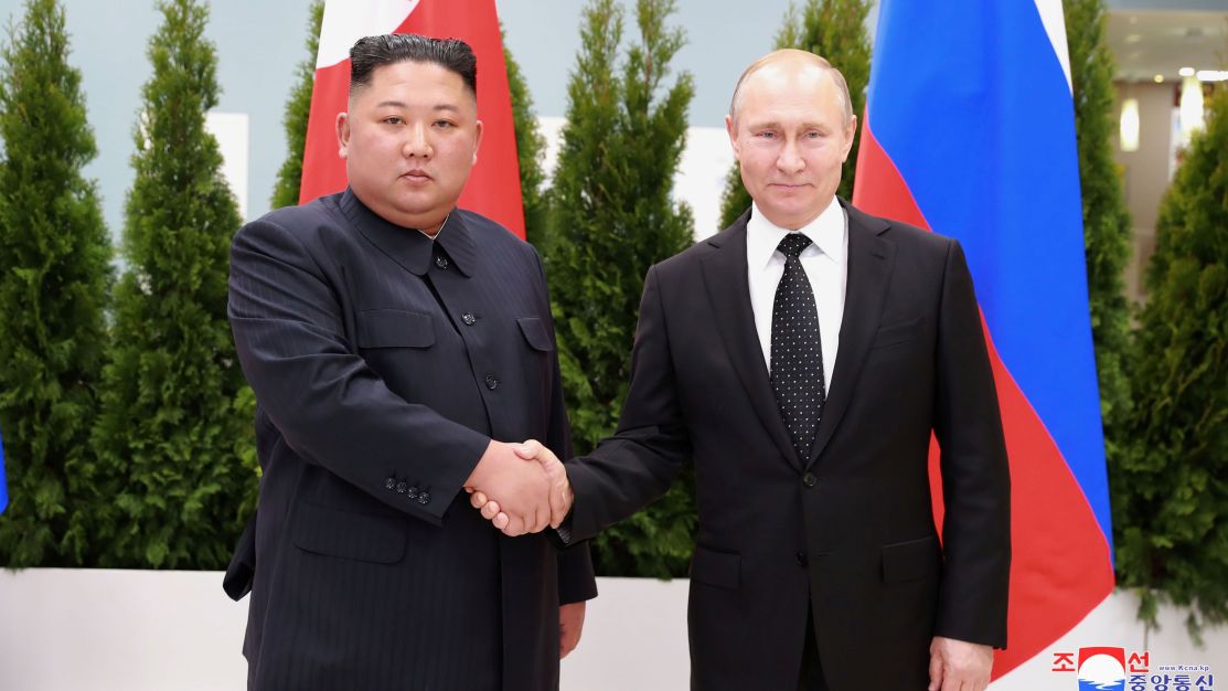 Putin promete apoiar a Coreia do Norte contra os Estados Unidos