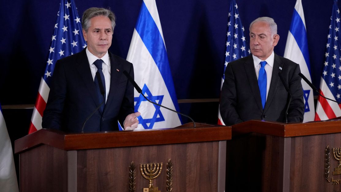 Netanyahu diz que Blinken garantiu que EUA vão retirar limite de envio de armas